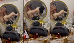 Sex Việt – Làm tình với vợ yêu vú to trước gương 3 Sex Việt